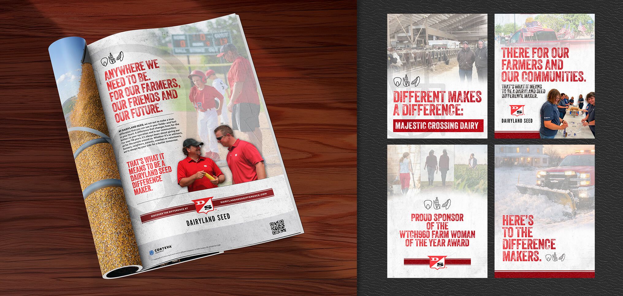 Dairyland Seed Difference Makers campaign featuring growers, dealers and employees